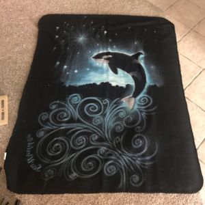Sea world Fleece Throw